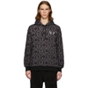 UNDERCOVER UNDERCOVER GREY AND BLACK VALENTINO EDITION BASE PRINTED HOODIE