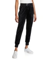 BLANC NOIR INTERPOL HIGH RISE VELVET JOGGER PANTS,PROD151220122