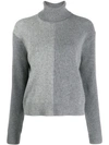 THEORY TWO TONE KNITTED JUMPER