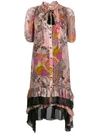 COACH KAFFE FASSETT PRINT TENT DRESS