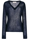 CHIARA BERTANI V-NECK JUMPER