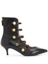 TABITHA SIMMONS STUD-EMBELLISHED KITTEN HEEL BOOTS