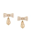 DOLCE & GABBANA BOW DROP CLIP EARRINGS