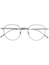 Montblanc Round-frame Prescription Glasses In Black