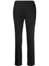 ALBERTO BIANI MID-RISE STRAIGHT-LEG TROUSERS