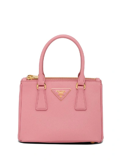 Prada Small Galleria Tote Bag In Pink