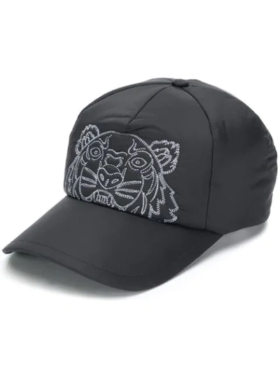 Kenzo 老虎logo标志棒球帽 In Black