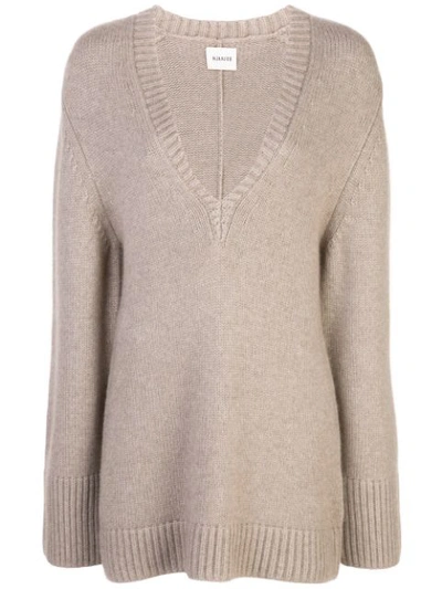 Khaite Dana Cashmere Jumper In Tan