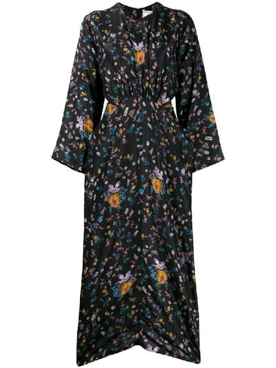 Anntian All-over Print Dress In Blue