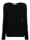 CHIARA BERTANI RIBBED KNIT JUMPER