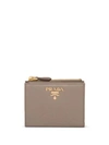 PRADA LOGO PLAQUE WALLET