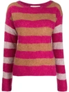 CHIARA BERTANI STRIPED KNIT JUMPER