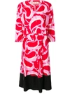 MARNI PRINTED MIDI DRESS