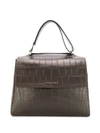 ORCIANI CROC-EFFECT TOTE BAG