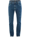 FENDI JEANS WITH DIABOLIC DETAIL,FLP201/A4QB/F0QG0