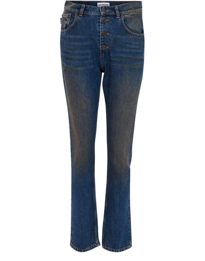 Balenciaga Tube Jeans In 6381