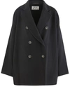 ACNE STUDIOS ODINE DOUBLE-BREASTED JACKET,A90187 9000