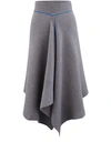 SPORTMAX CALATE WOOL AND ANGORA WOOL SKIRT,CALATE/2