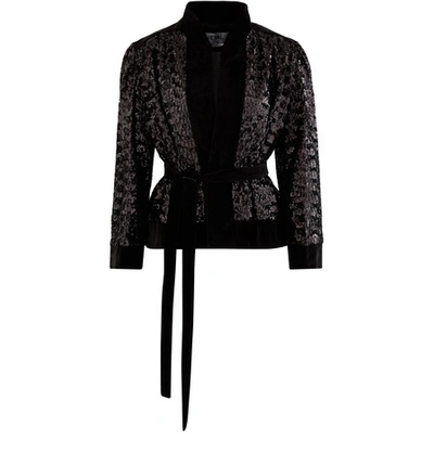 A Cheval Pampa Lucero Jacket In Black Paillete