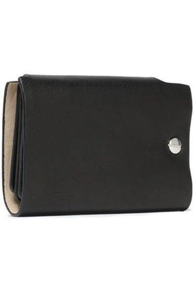 Ann Demeulemeester Woman Textured-leather Cardholder Black