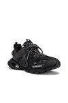 Balenciaga Black Track Jelly Low Sneaker Men In Black