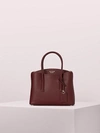 Kate Spade Margaux Medium Satchel In Cherrywood