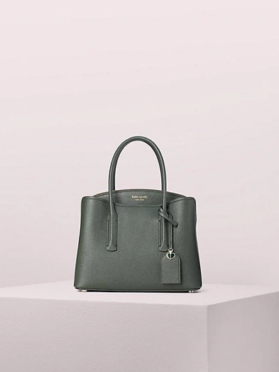 Kate Spade Margaux Medium Satchel In Deep Evergreen