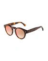 ILLESTEVA ROUND ACETATE SUNGLASSES,PROD225910232