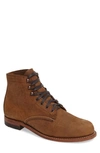 Brown Waxy Suede