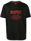 KITON SLOGAN PRINT T-SHIRT