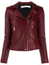 IRO OFF-CENTRE ZIP BIKER JACKET