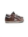 GOLDEN GOOSE GOLDEN GOOSE BROWN LEATHER SUPERSTAR trainers,G35MS590.Q89