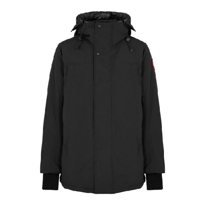 Canada Goose Sanford Shell Hooded Down Parka In Black