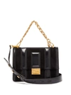 FENDI KAN U MEDIUM LEATHER AND SUEDE CROSS-BODY BAG,bd366e2f-ce6c-c358-affd-000bd6f64fd6