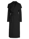 Mackage Mai Belted Wool Coat In Black