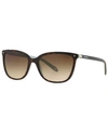 Tiffany & Co Sunglasses, Tf4105hb 55 In Tortoise Blue/brown Grad