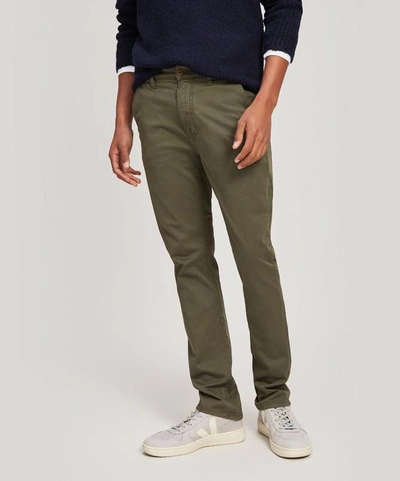 Nudie Jeans Slim Adam Chinos In Bunker ModeSens