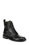 Vince Cabria Lug Water Resistant Lace-up Boot In Black