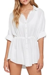 L*space Pacifica Mini Tunic Dress In White