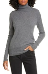 Equipment Delafine Cashmere Turtleneck Jumper In Grey