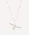 ALEX MONROE SILVER TYRANNOSAURUS REX PENDANT NECKLACE,000630218