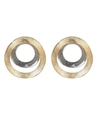 ANISSA KERMICHE GOLD-PLATED JOINED AT THE HOOP DORARRINGS,5057865922973