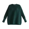 Paisie Ribbed Jumper With Side Splits In In Dark