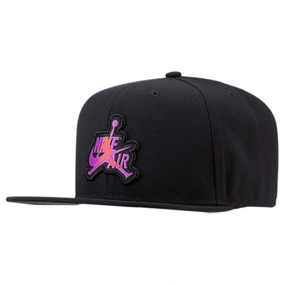 Nike Jordan Jumpman Pro Classics Snapback Hat In Black