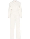 OFF-WHITE LOGO PRINT JUMPSUIT