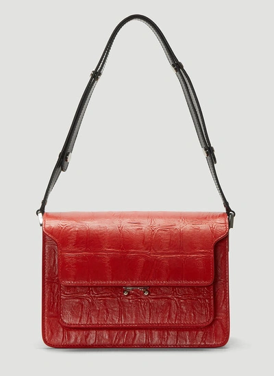 Marni Trunk Bag In Red