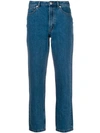 APC PAPER 80'S HIGH CROPPED JEANS