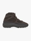 Adidas Originals Adidas Yeezy Brown High Top Suede Desert Boot Sneakers In Brown