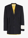 Off-white Reconstructed Jacket In Black