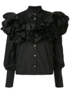 KHAITE VIRGINIE RUFFLED SHIRT